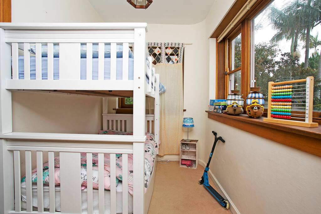 Kids room with bunks