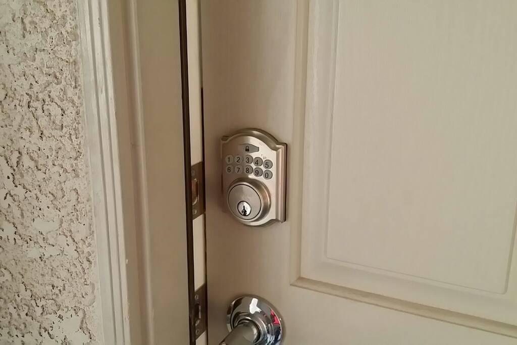 Private combo lock.