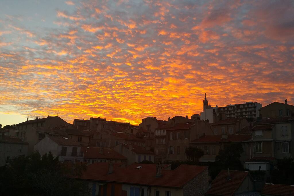 Photo prise à l'aube... de mon appart !