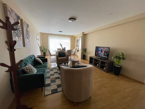 Dazzling apartment with a panoramic view.