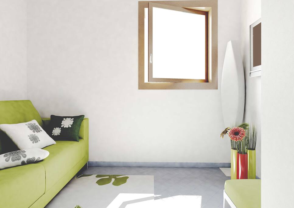 Camera con divano letto