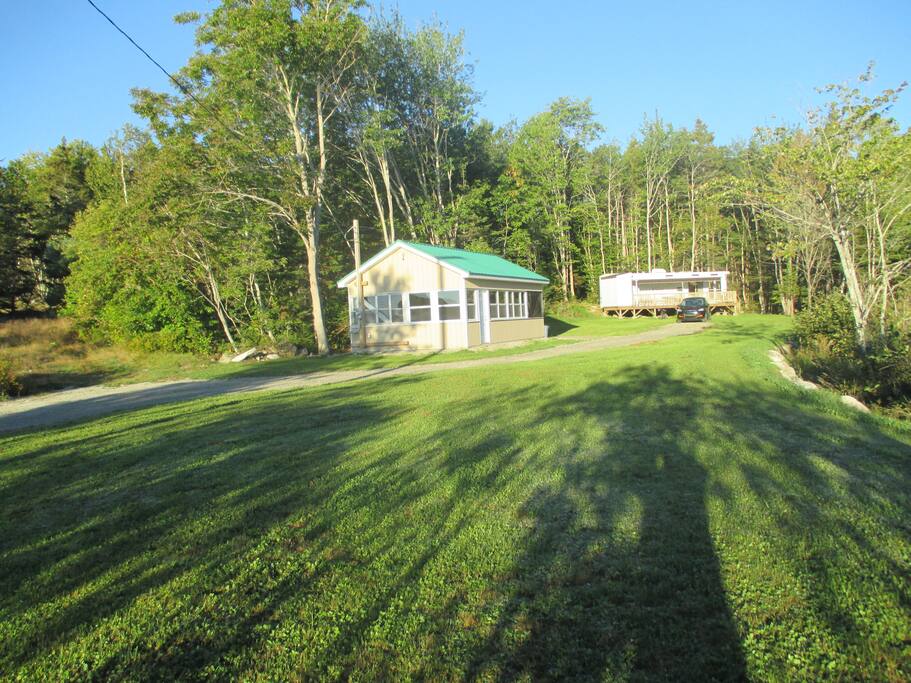 privacy and tranquility with a screen house