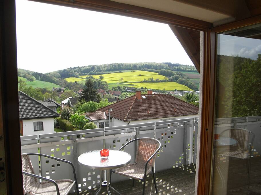 Ihr Balkon mit Blick in das Edertal