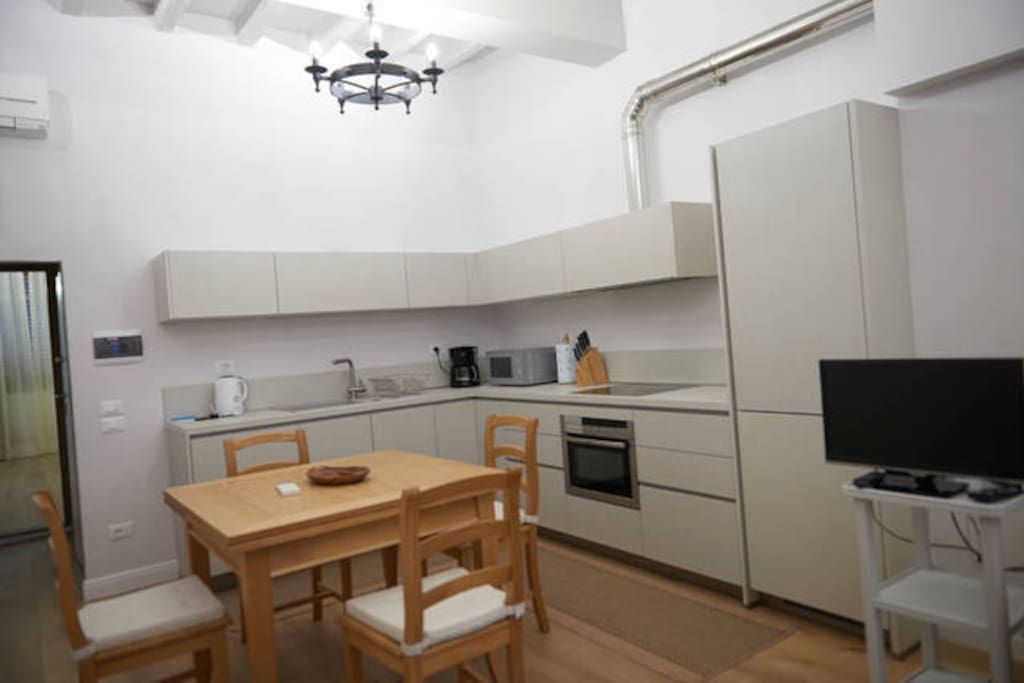 Kitchen, dining