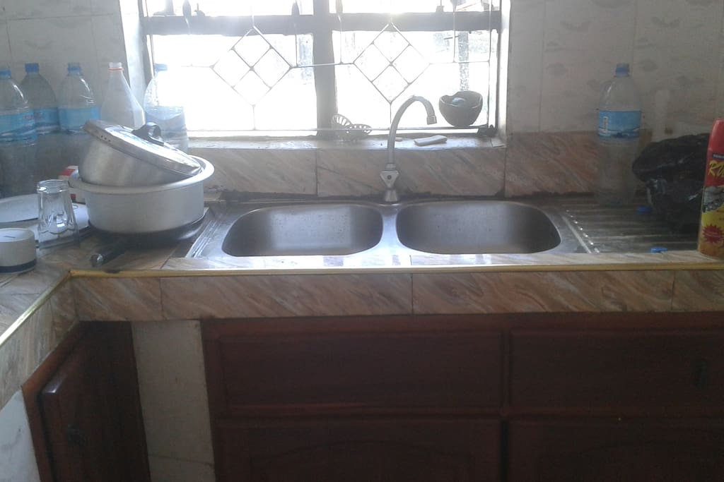 from kitchen