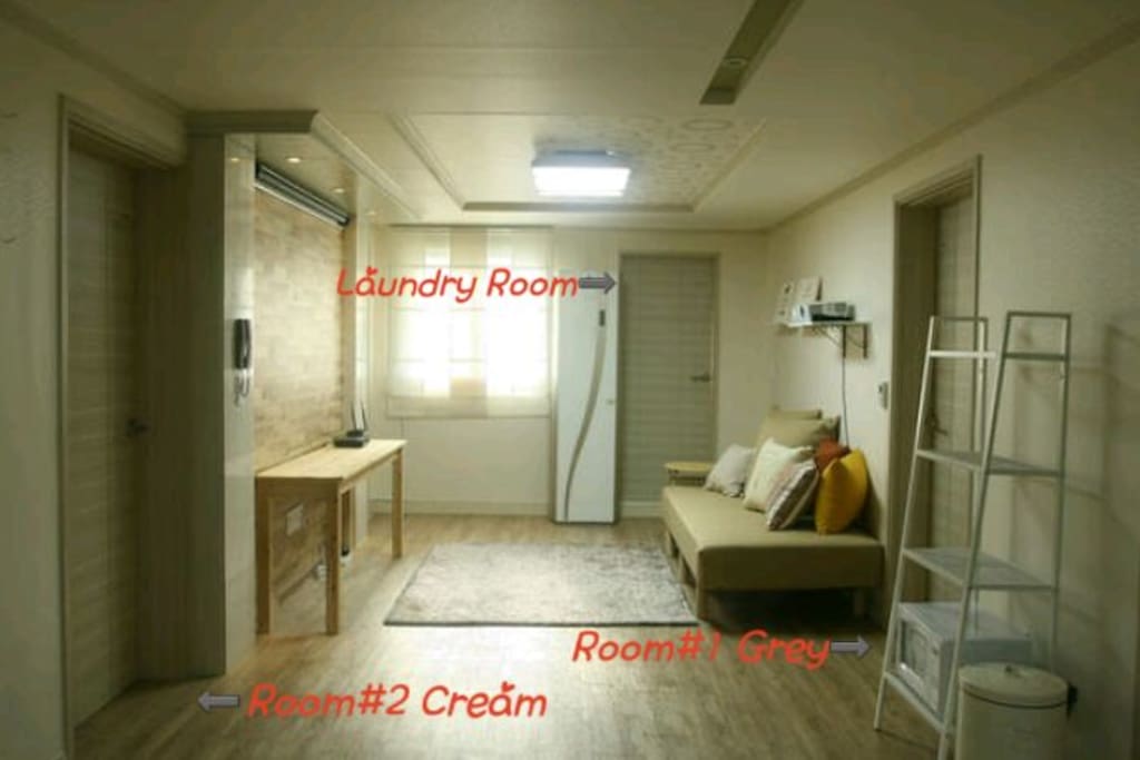 Living Room
There is a TV as well :)