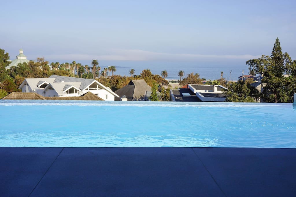 Pool with sea view