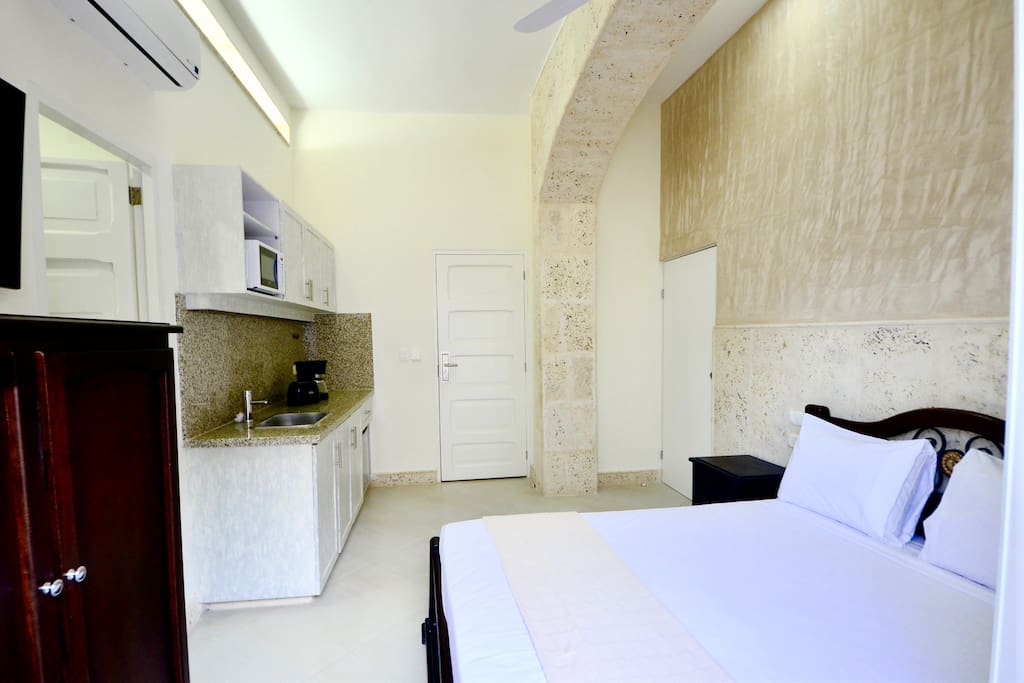 Apt comes with DirecTV, wifi, kitchenette, closet, and more.