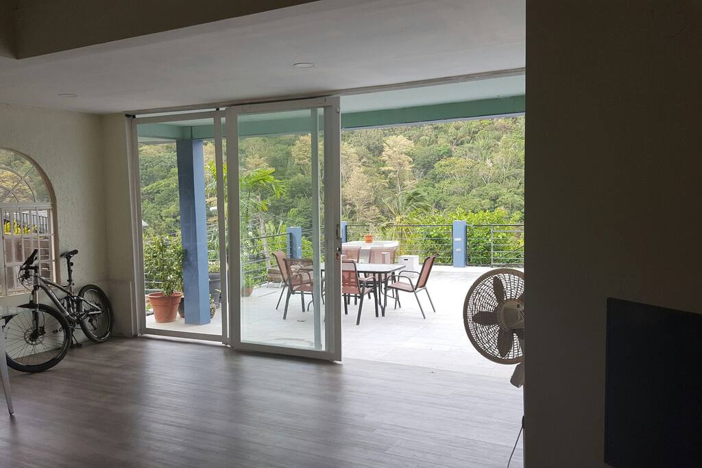 living room view