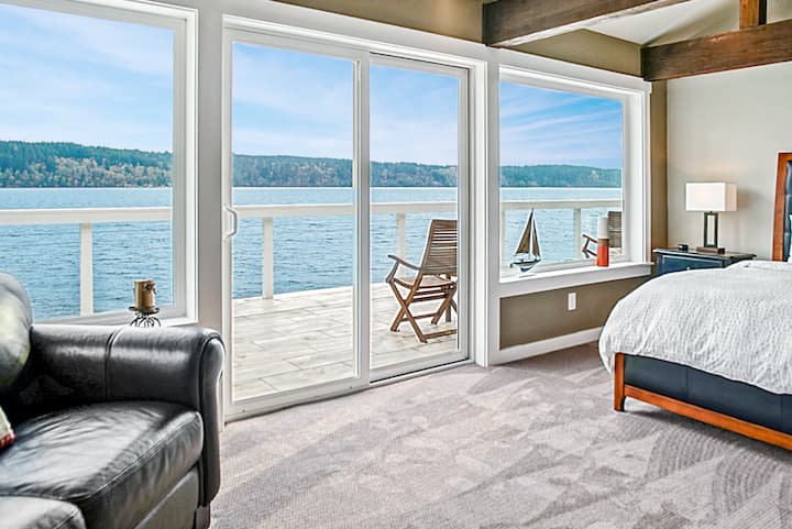 غرفة النوم الرئيسية 2 شرفة