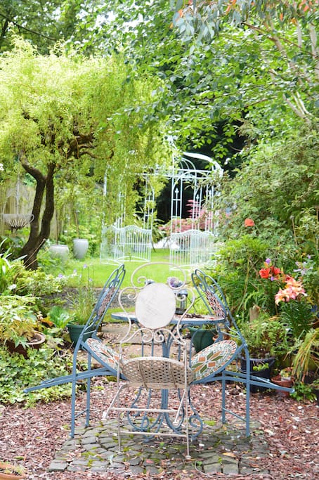 Our garden which you are welcome to have your breakfast in over the summer months.