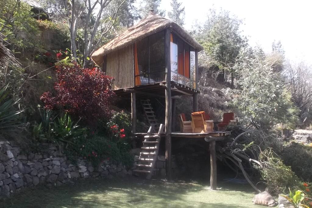 room with view over the lake and balcony