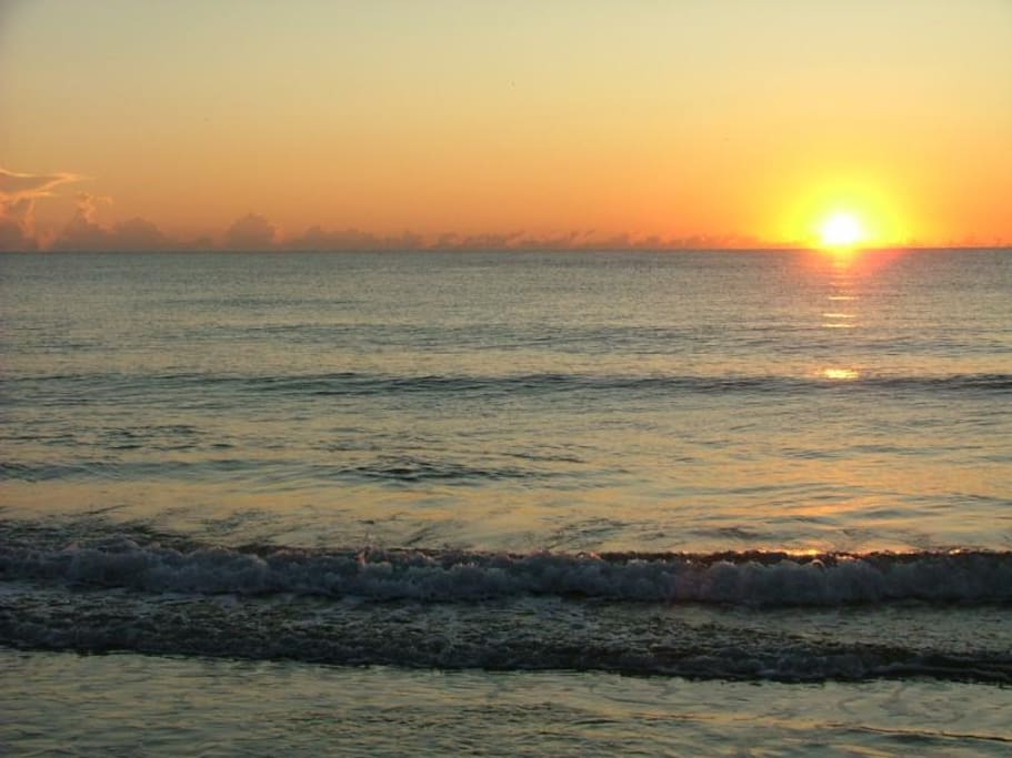 Sunrise from the beach!