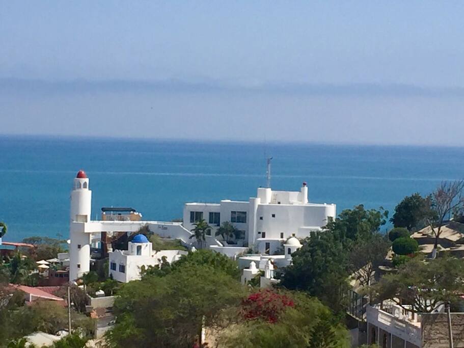 view of Marclub from balcony