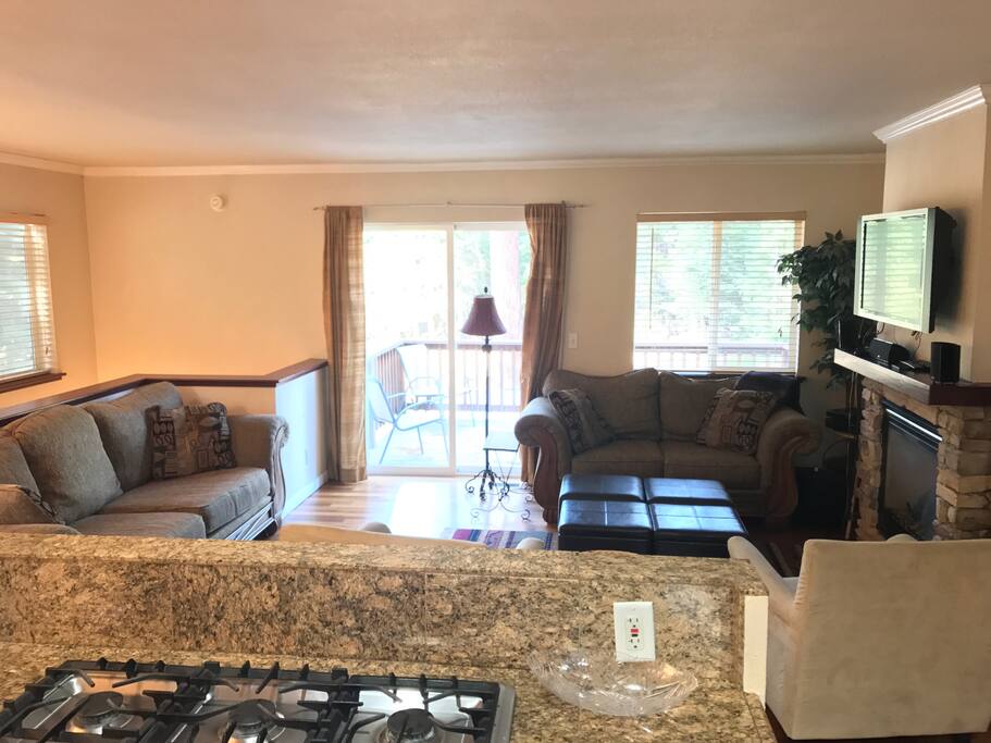 Kitchen into Living Room