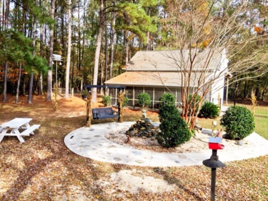 Enjoy the serene surroundings