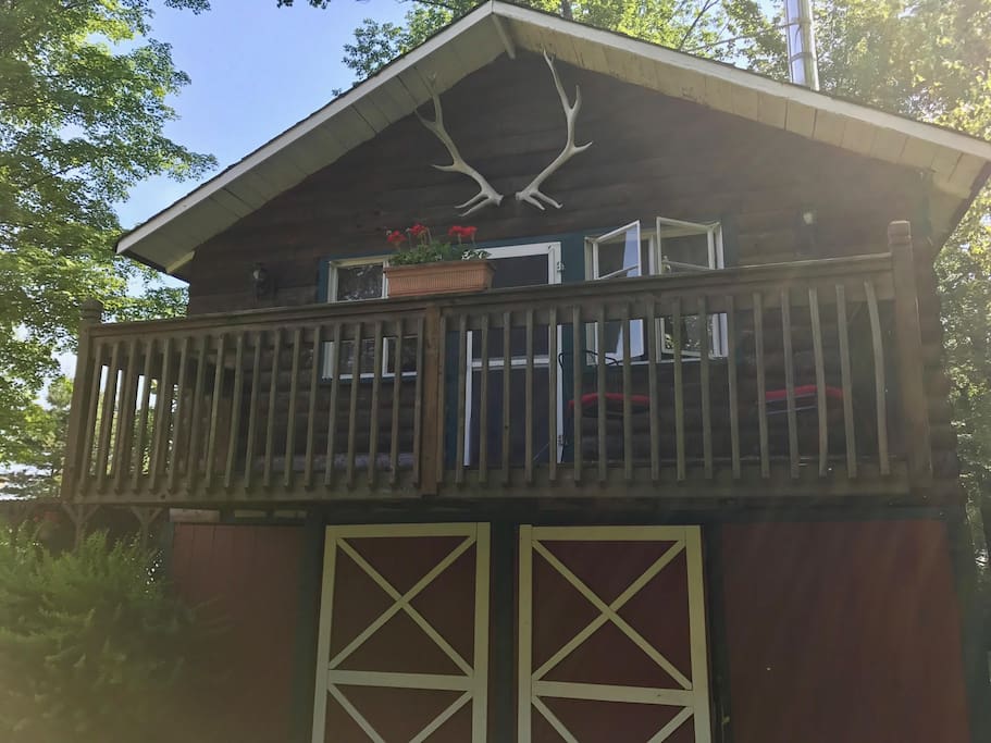 the balcony