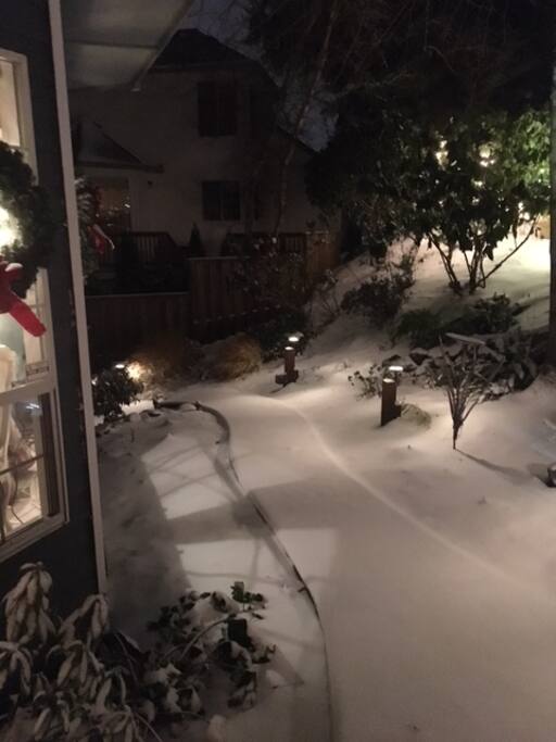 Even when it snows ...