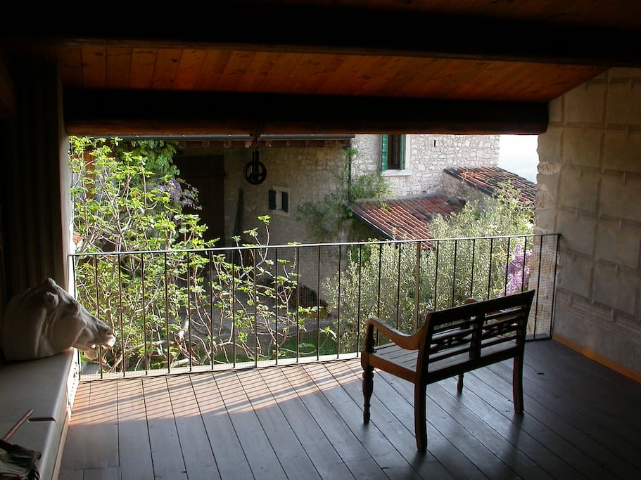 Zum enspannen auf die Terrasse