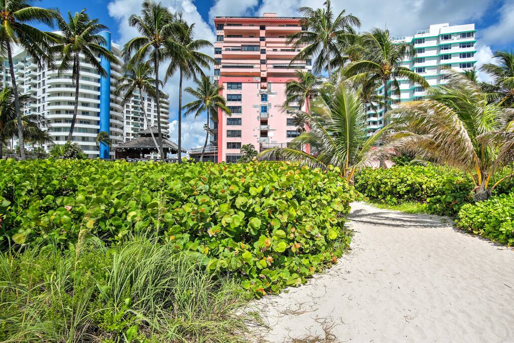 The cozy condo is situated on the 11th floor of the historic building, The Alexander.