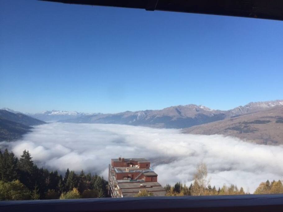 Vue de notre appartement