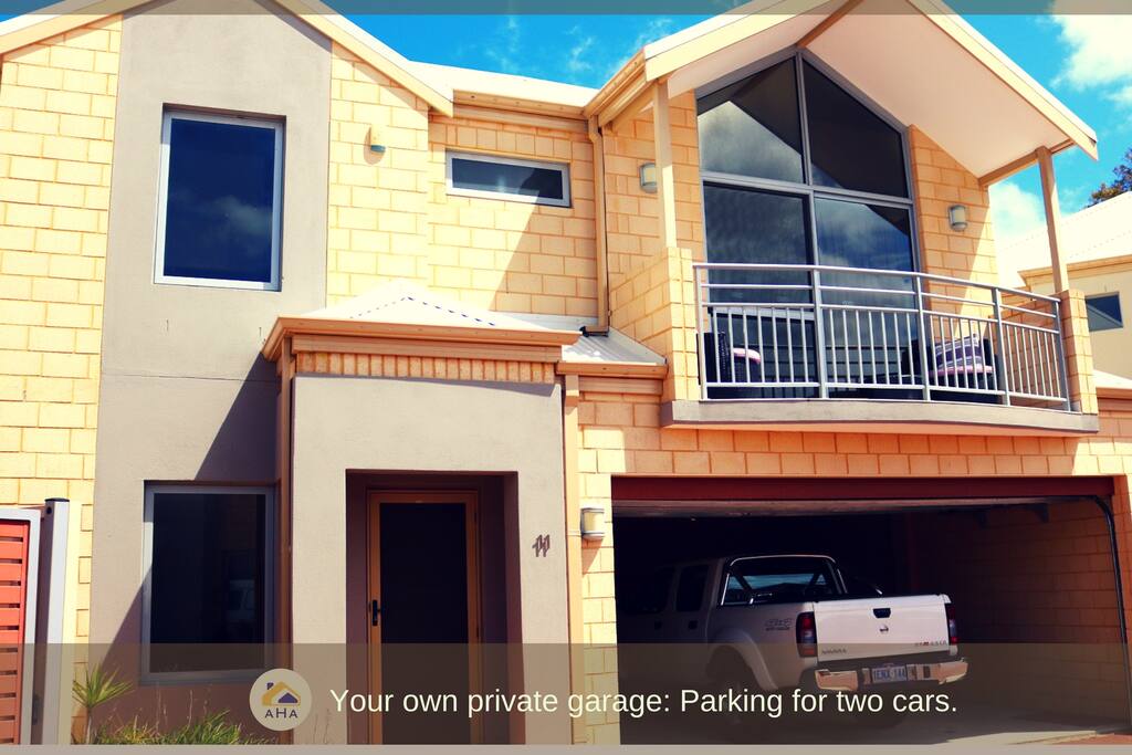 You may need a car to get to Mandurah, but you can park it whilst you walk a mere 5mins to Restaurants, Boats, Boardwalk and everything else that is Mandurah.