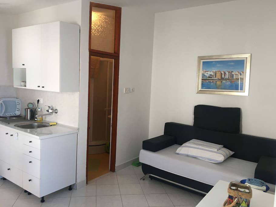 Inside apartment