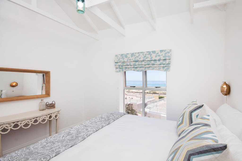 Luxurious Main bedroom with sea views and en-suite