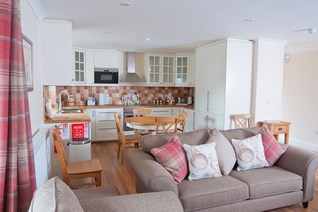 Open plan kitchen /dining/ lounge