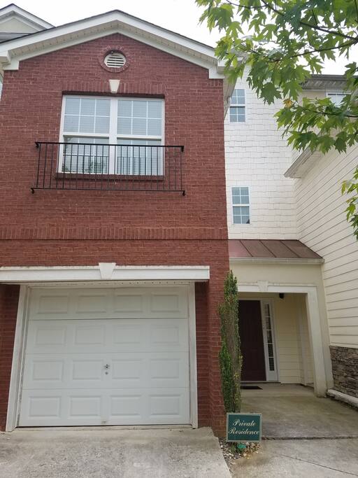 Front of the townhouse