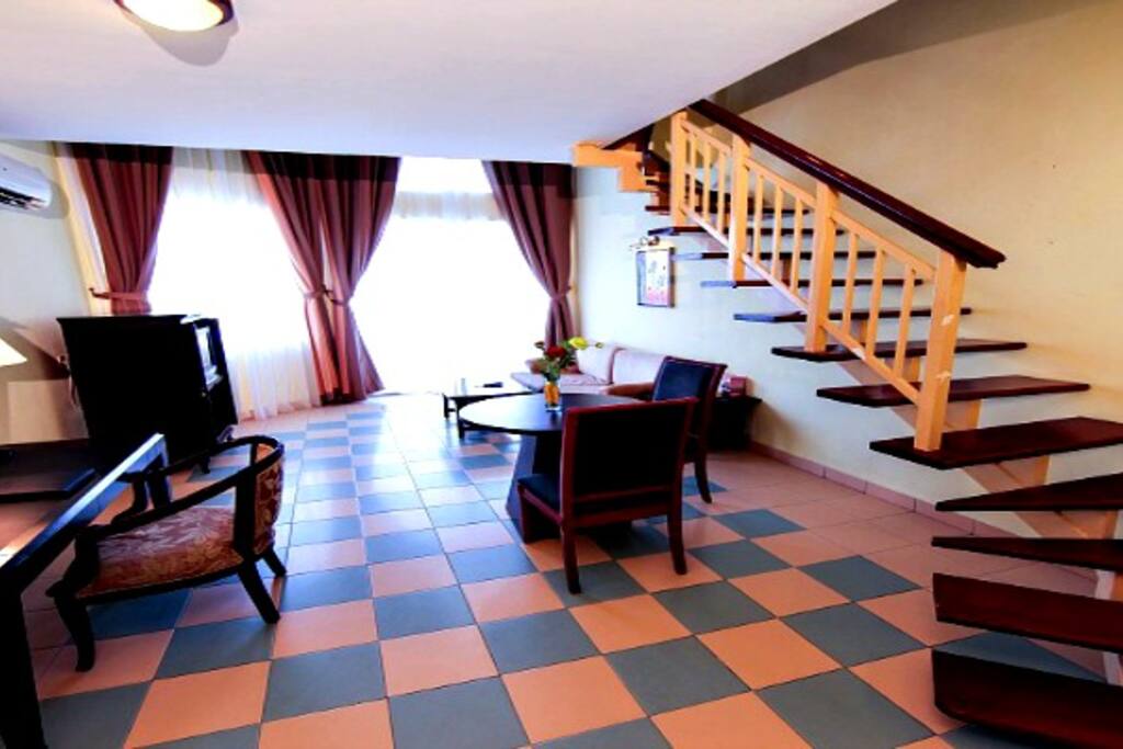 Living room view on entry
