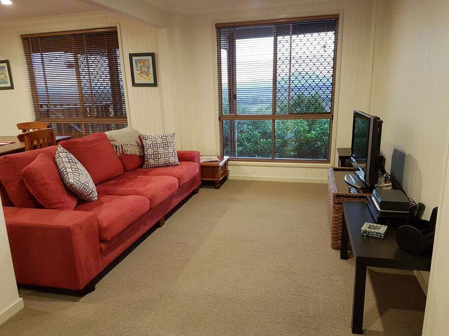 TV, DVD player and foxtel