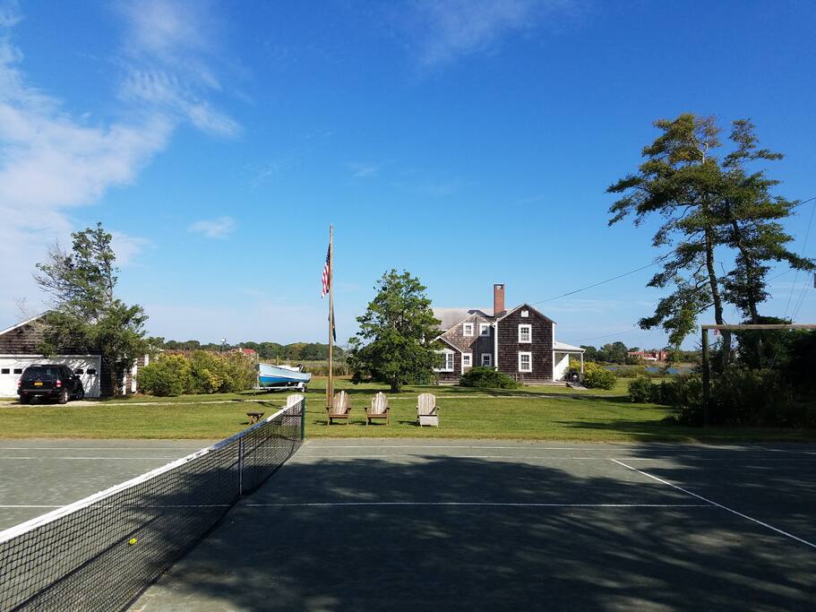Comes with a tennis court, one of the oldest courts on Long Island