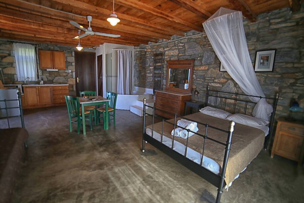 the double bed