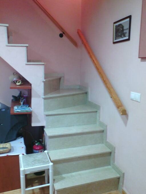 Escalera.