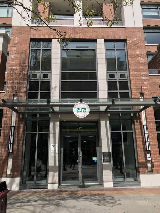 Entrance to the building