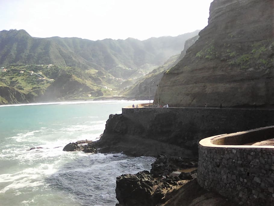 A walk around the point at Porto da Cruz