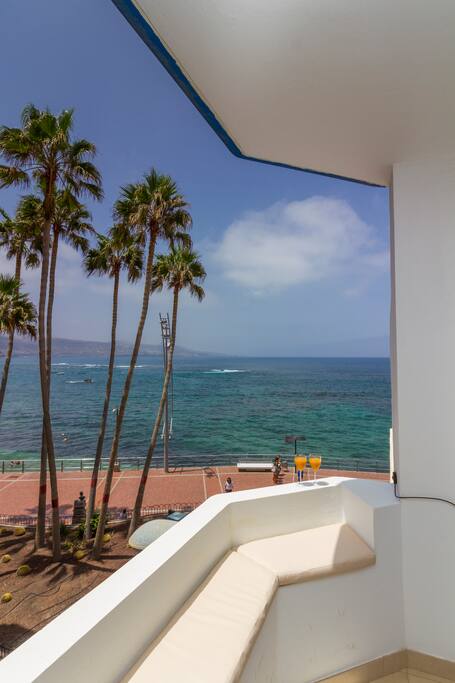 The view from the balcony