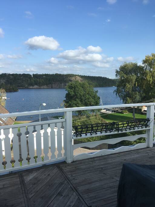 Utsikt från balkongen