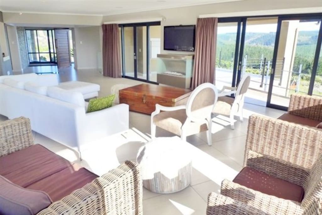 Open plan living area