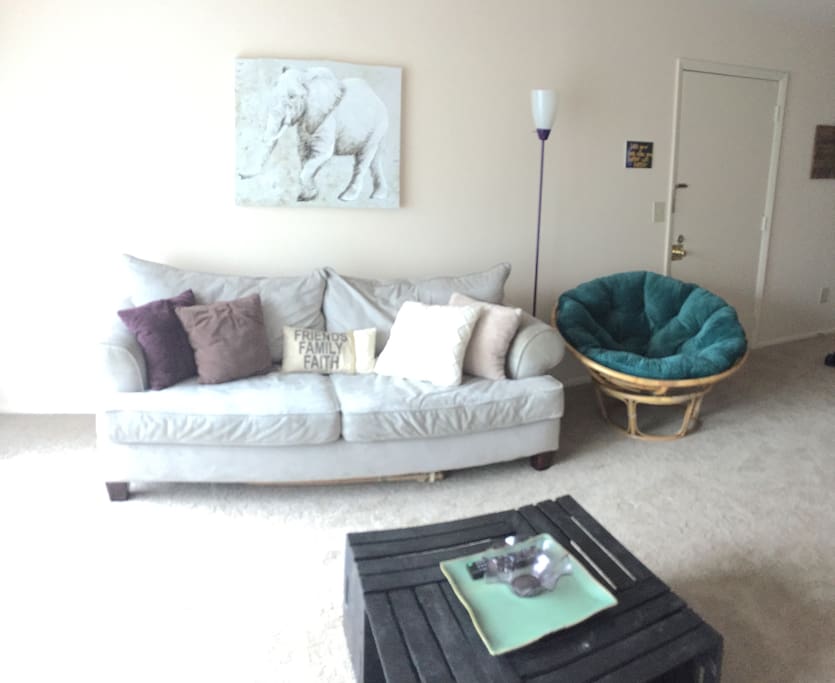 Seating area in living room