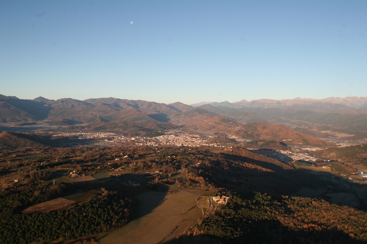 Garrotxa overview at Can Manyol in Santa Pau