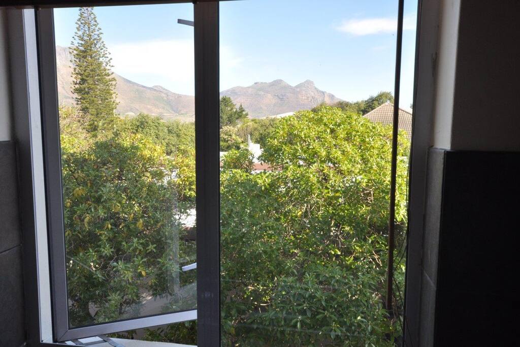 Mountain views from lounge