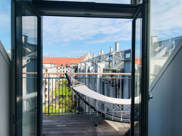 Charming and spacious penthouse