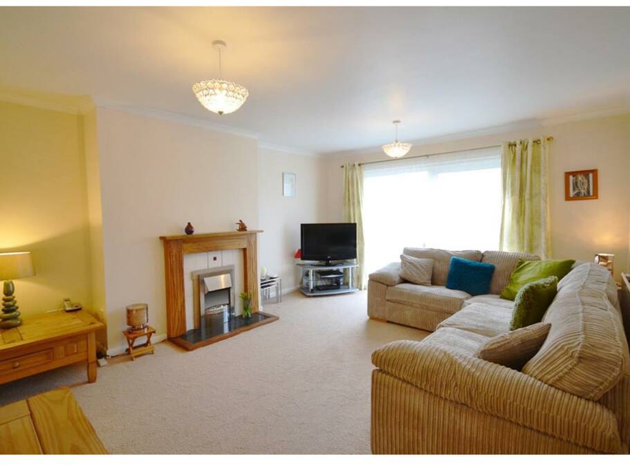 Large bright lounge