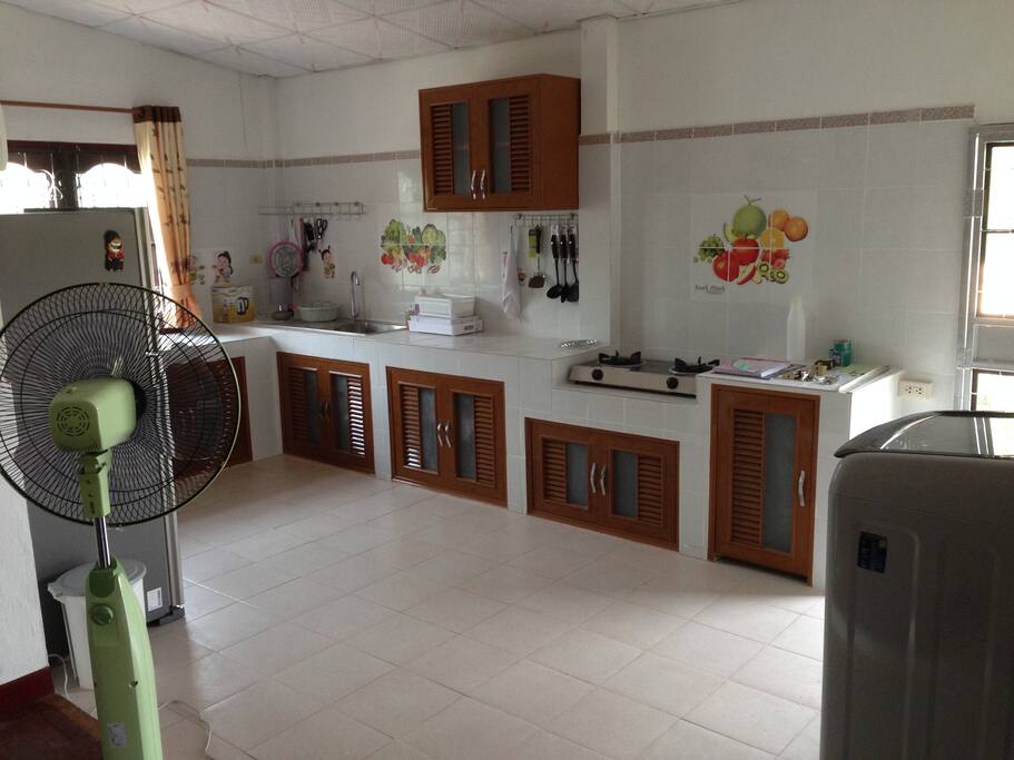 spacious kitchen