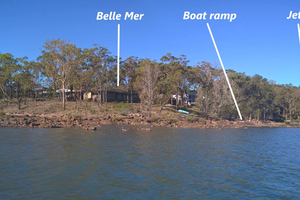 Stunning waterfront and boat ramp!