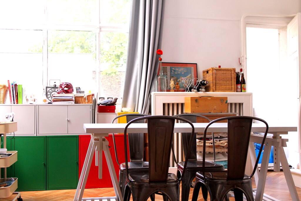 Living and dining room