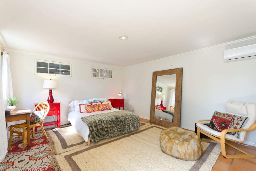 large guest house/bedroom with wifi and desk