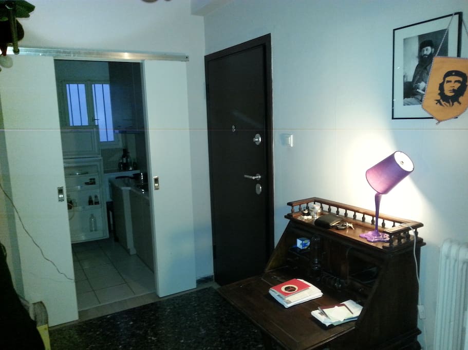 Entrance and kitchen